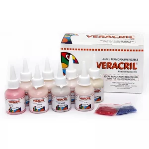 ACRILICO TERMO CARACTERIZACION KIT 8X40 GR VERACRIL