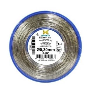ALAMBRE PARA LIGADURA CRNI 50GR .012¨ MORELLI