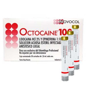 Anestesia Octocaine 2% 1:100.000 Novocol