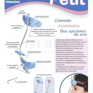 Mascara facial Petit azul-rosa  Morelli   (  MÁSCARA DE TRACCIÓN  )