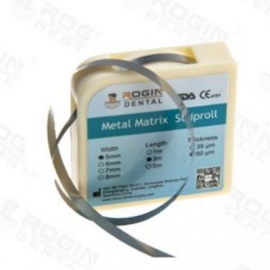 Bandas-tiras de matriz dental ROGIN 5mm 1 metro