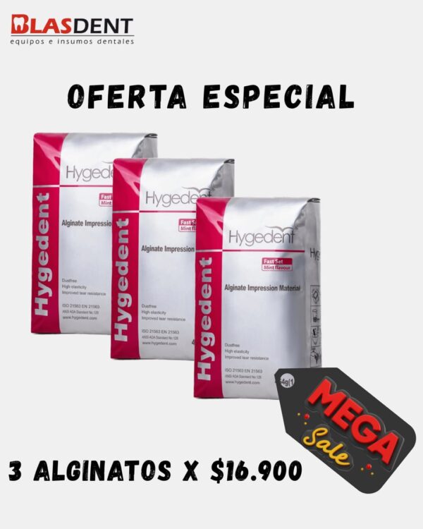 ALGINATO HYGEDENT FAST SET MENTA