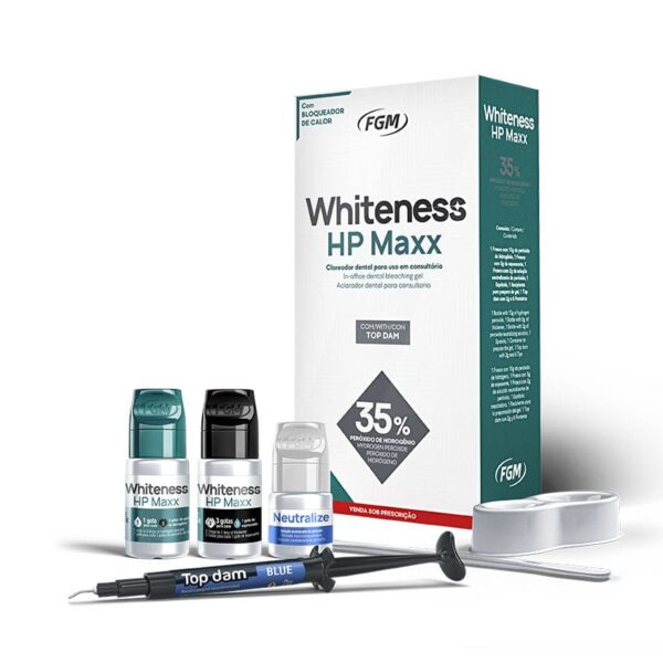 WHITENESS HP MAXX 35% KIT 9 PACIENTES