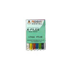 Limas Manuales Acero K-File - ROGIN