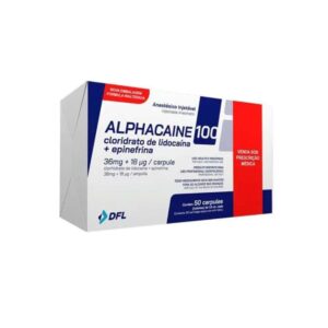 ANESTESIA ALPHACAINE 2% 50 TUBO DE VIDRIO DFL