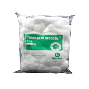 TORULAS DE ALGODON 0,5 GR.BOLSA X 100